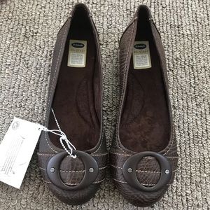 Dr. Scholl’s Franca Brown Flats Size 6.5 NWT